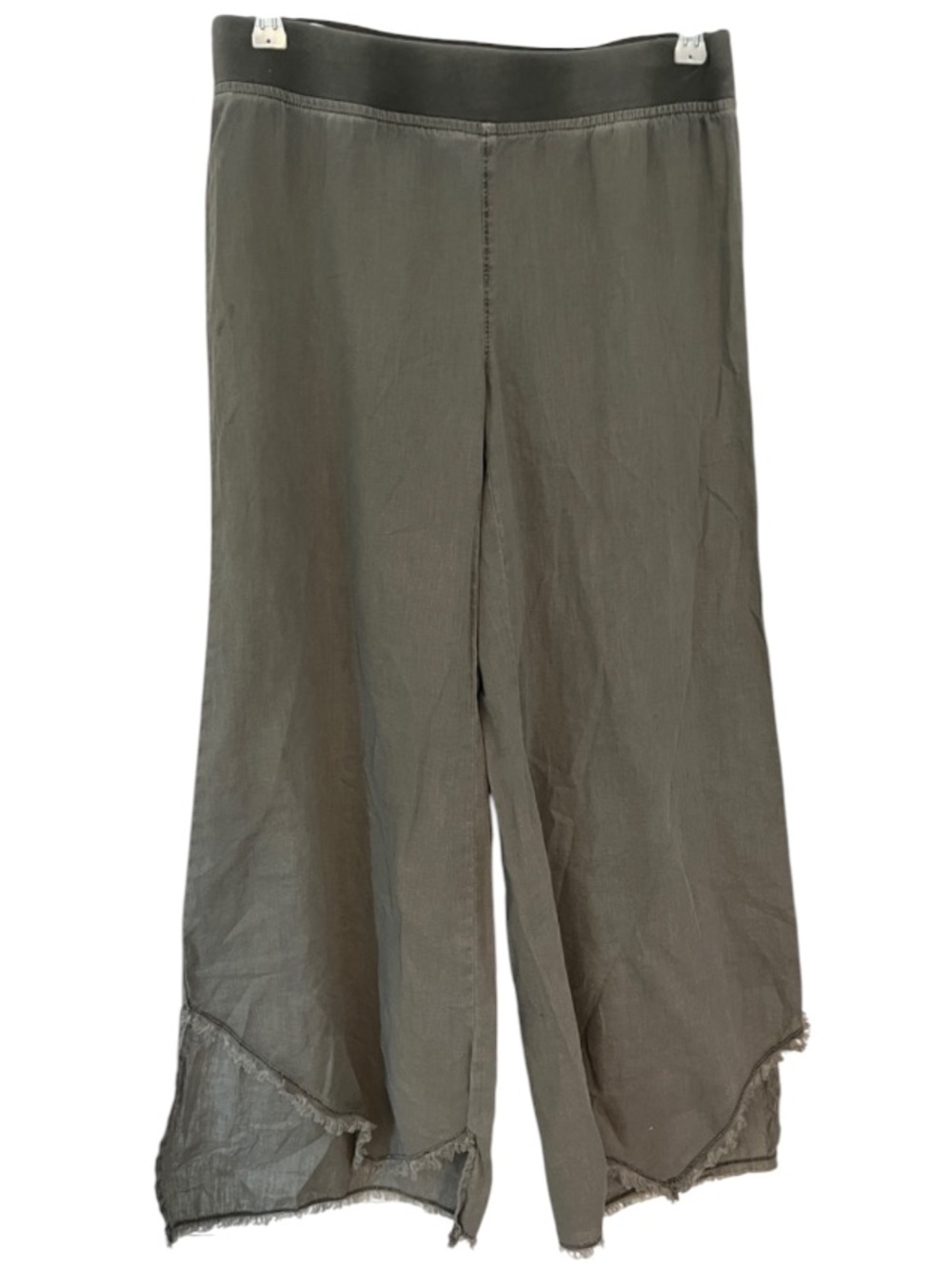 Wearables Linen/ Cotton Capris Green Sz XS
